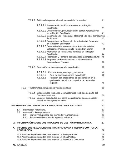 Memoria de GestiÃ³n Institucional 2007 â 2010 PÃ¡gina 1 - Gobierno ...