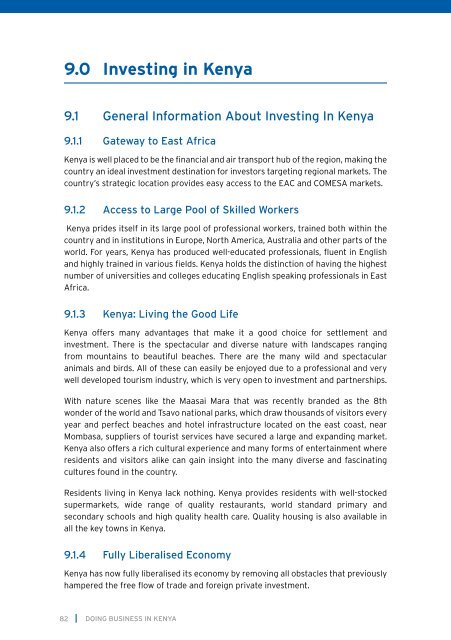 Doing Business in Kenya - RSM International