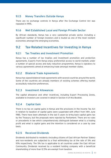 Doing Business in Kenya - RSM International