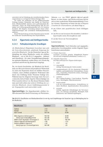 B4 4.2.4 Hypertonie und Antihypertonika