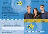 Wahlflyer *jevp (Liste 7) - EVP Kanton St.Gallen