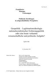 Geopolitik – Legitimationsideologie nationalsozialistischer ... - FKKS