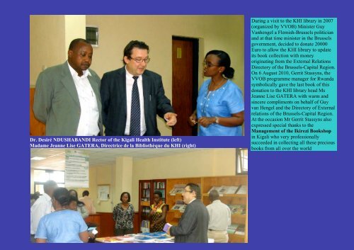 Dr. Desiré NDUSHABANDI Rector of the Kigali Health ... - VVOB