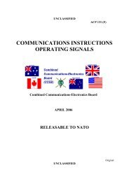 ACP 131(F) - Communications Instructions Operating Signals