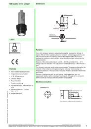 Ultrasonic level sensor 1 LUC4 - Pepperl+Fuchs