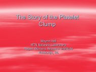 HALL:The Story of the Platelet Clump - Microbicide Trials Network