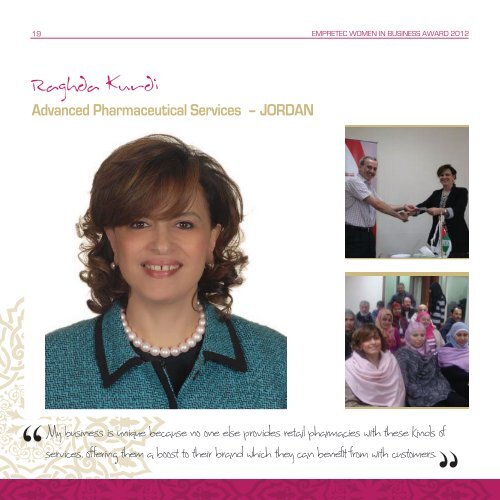 Empretec Women in Business Award 2012 publication - Unctad XI