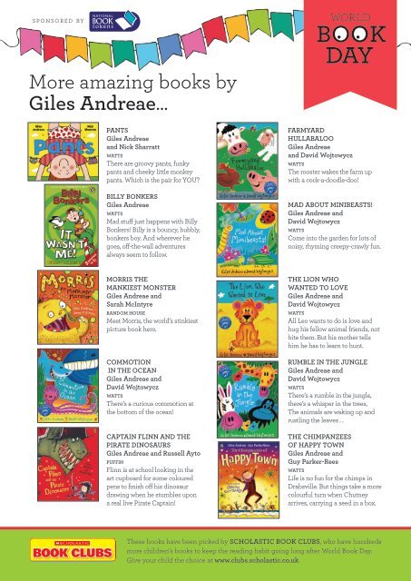 Giles Andreae - World Book Day