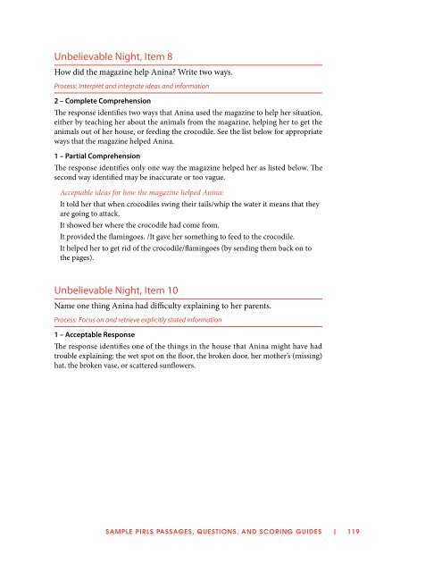 PIRLS 2011 Assessment Framework - Proj AVI