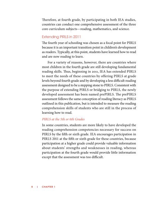 PIRLS 2011 Assessment Framework - Proj AVI