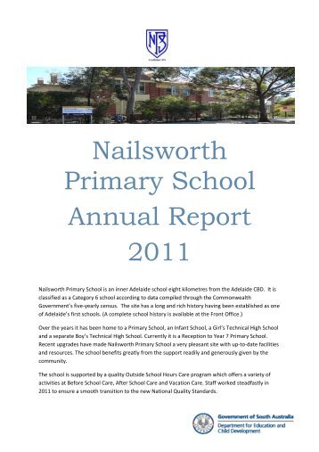 Annual Report - Nailsworth Primary School