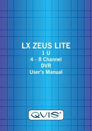 LX Zeus Lite Manual - Qvis Security