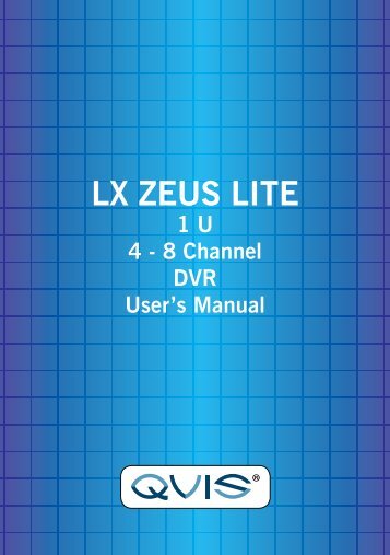 LX Zeus Lite Manual - Qvis Security
