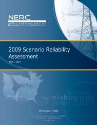 2009 Scenario Reliability Assessment - NERC