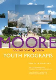 YOUTH PROGRAMS - Moore College of Art and Design