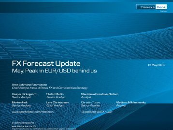 FX Forecast Update - Danske Analyse - Danske Bank