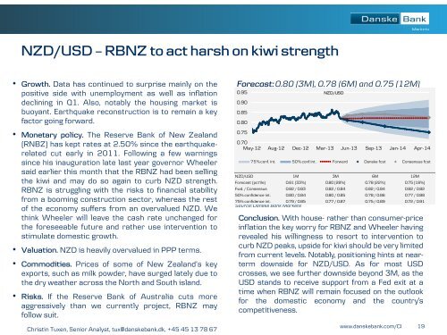 FX Forecast Update - Danske Analyse - Danske Bank