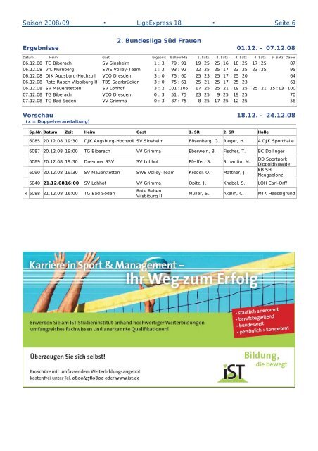 LigaExpress - DVL - Deutsche Volleyball Liga