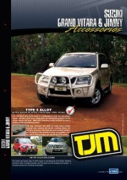 SUZUKI GRAND VITARA & JIMNY - TJM Products