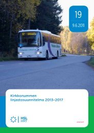 Kirkkonummen linjastosuunnitelma 2013-2017 (WSP Finland ... - HSL