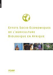 Effets Socio-Economiques de l'agriculture Biologique en Afrique