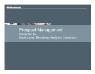 Prospect Management