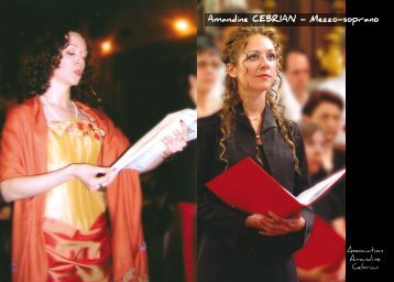 Amandine CEBRIAN - Mezzo-soprano