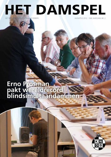 Erno Prosman pakt wereldrecord blindsimultaandammen