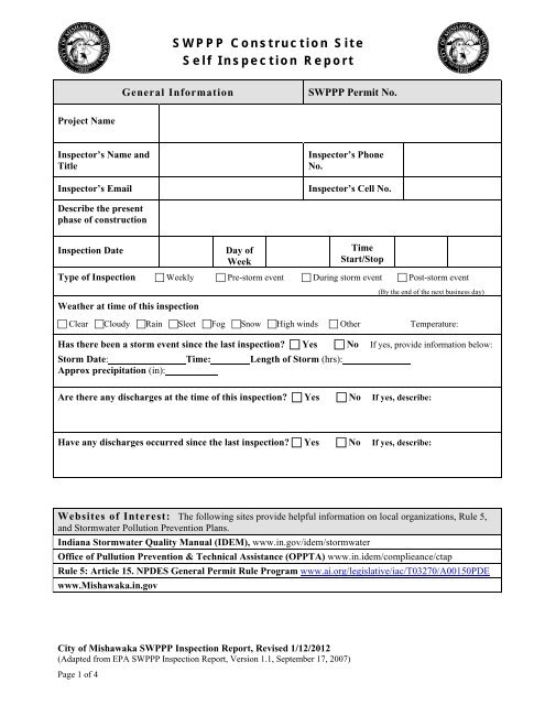 Swppp Inspection Report Template Printable Pdf Downlo vrogue co Swppp Inspection Report Template Printable Pdf Downlo vrogue co