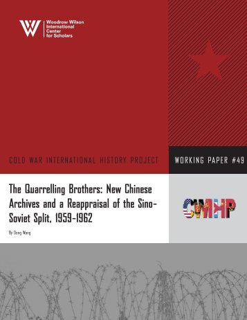 The Quarrelling Brothers: New Chinese Archives and a ... - CiteSeerX