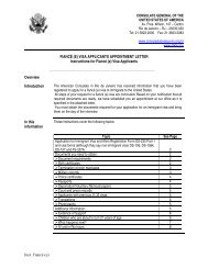 FIANCÃ (E) VISA APPLICANTS APPOINTMENT LETTER ...