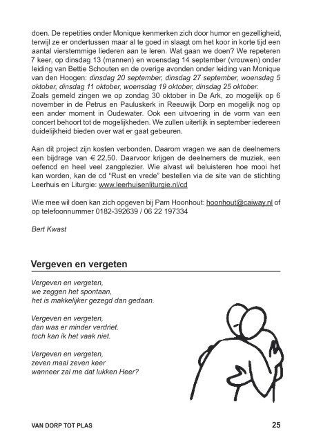 Informatieblad van De Goede Herder Reeuwijk september-oktober ...