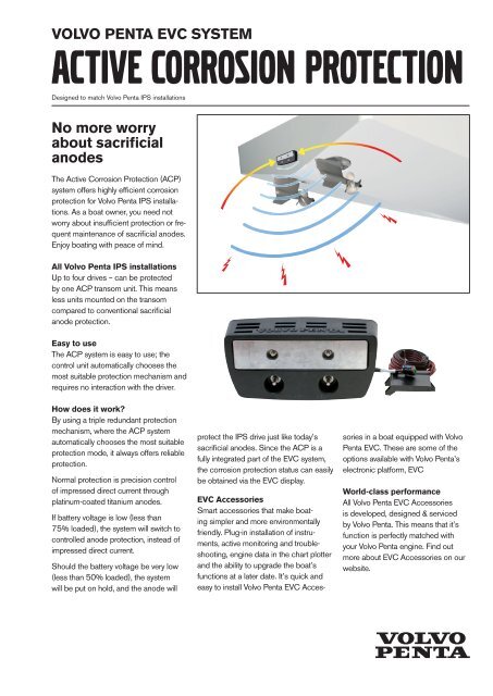 ACTIVE CORROSION PROTECTION  - Volvo Penta