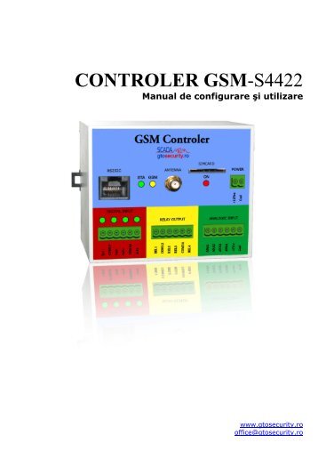 CONTROLER GSM-S4422 - GTO Security Technologies