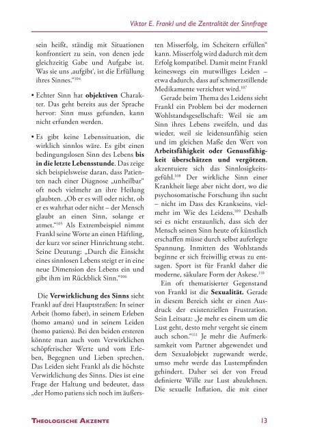 Viktor E. Frankl und die ZentralitÃ¤t der Sinnfrage - Martin Bucer ...