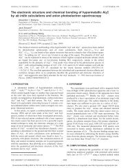 The electronic structure and chemical bonding of hypermetallic Al5C ...