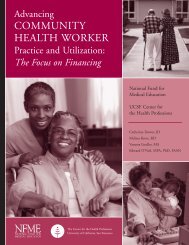 Advancing Community Health Worker Practice and Utilization