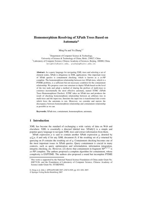 Homomorphism Resolving of XPath Trees Based on Automata*