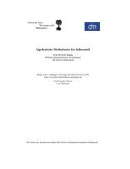 Algebraische Methoden in der Informatik - Diskrete Mathematik