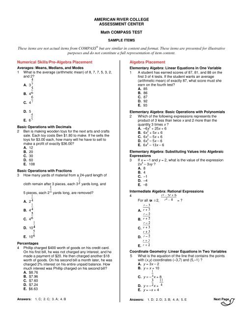 placement test nova community college