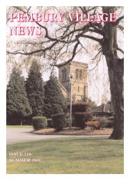 Issue 118 - the Pembury Village Website