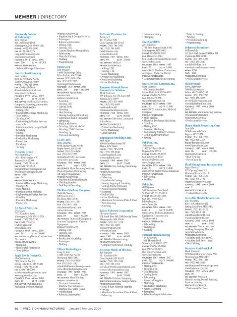 January / February - Minnesota Precision Manufacturing Association