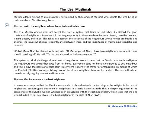 The Ideal Muslim Woman - The Quran Blog - Enlighten Yourself