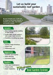 Let us build your sustainable roof garden - Fytogreen