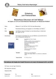 Einladung zum Partneranlass Bienenhaus Exkursion mit Ueli Niklaus