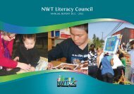 View in PDF - NWT Literacy Council