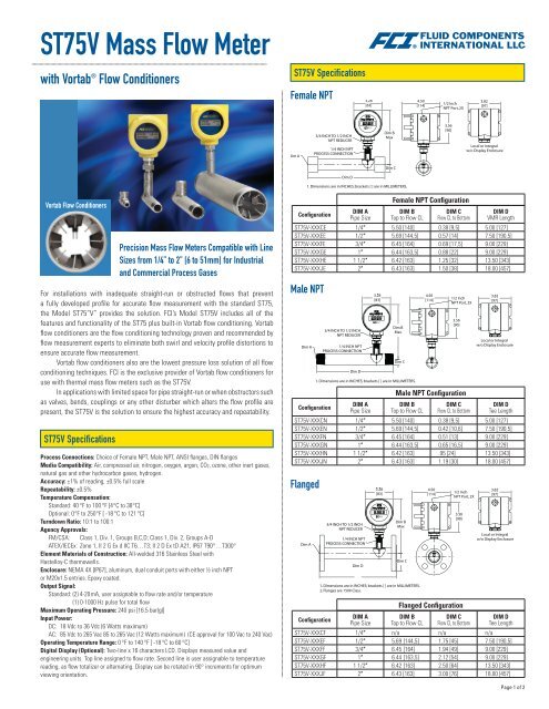 ST75V Mass Flow Meter - ods-instrumentatie