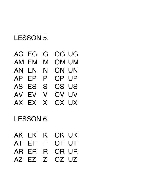 Ba Be Bi Bo Bu Chart