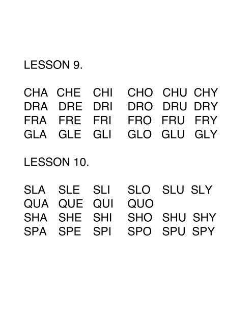 Ba Be Bi Bo Bu Chart