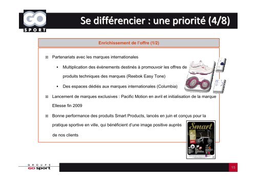 RÃ©sultats annuels 2009 - Groupe Go Sport